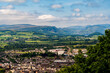 A view of the English lake district over looking Penrith from Beacon wood.