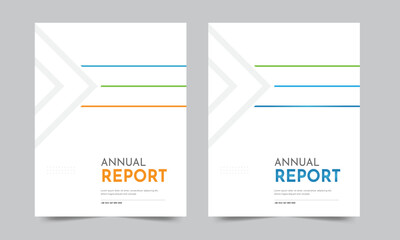 Cover design for annual report and business catalog, magazine, flyer or booklet. Brochure template layout. A4 cover vector EPS-10