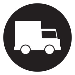 Wall Mural - truck icon vector