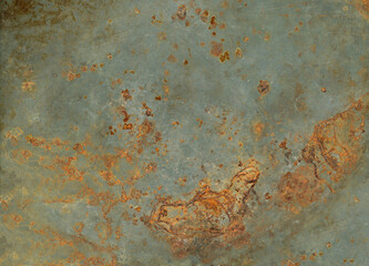 Sticker - Old rusty metal texture. Grunge background wallpaper