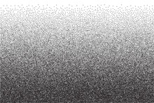 Stipple Dots, Gradient Grain And Noise Texture, Abstract Black White Halftone Background