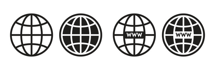 website icon set.glob icons, web icons vector