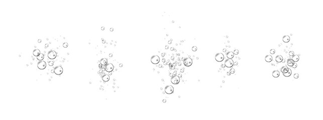 Underwater Sparkling Air Bubbles