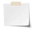 © Lumos sp - note tape adhesive blank paper label message background post notice reminder office notepad memo page empty notepaper white notebook sticky business
