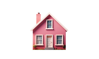 Wall Mural - house isolated on white background HD transparent background PNG Stock Photographic Image