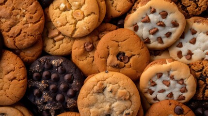 Wall Mural - chocolate chip cookies