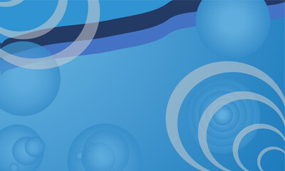 Wall Mural - modern abstract blue wave background dynamic textured geometric element design can be used for banne