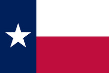 Texas Flag, Official Colors And Proportion Correctly. 