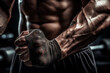 Men's fitness muscles
