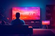 Online Movie Streaming Made Easy with Smart TV: Enjoy TV on Demand Video (VOD) and Stream Your Favorite Series with Just a Click of a Button, Generative AI.