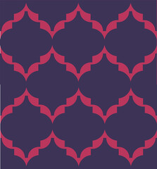 Wall Mural - Abstract seamless Moroccan trellis patterns