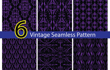 Poster - Vintage Seamless Pattern