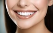 © nadunprabodana - Closeup Photo of a Genuine and Radiant Female Smile (Generative AI)