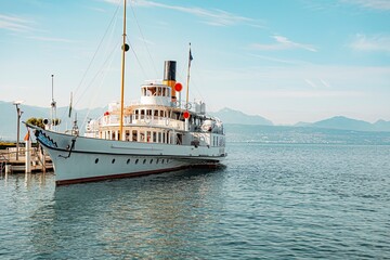 Wall Mural - passenger in the ship country