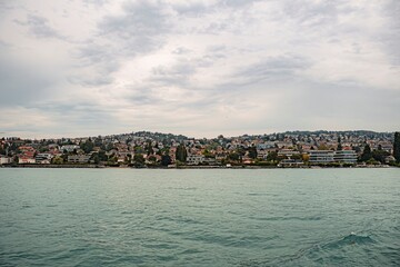 Wall Mural - view of the city in swizerland