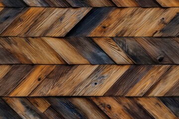 Abstract wood plank texture seamless background coming from natural tree. The wooden panel has a beautiful dark pattern, hardwood floor texture, Generative AI illustration