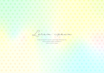 Wall Mural - polka dot pattern and gradient background design
