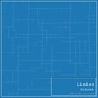 © Rezona - Blueprint US city map of Lindon, Colorado.