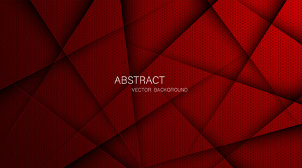 Abstract red steel mesh background with red glowing lines with free space for design. Modern technology innovation concept background. Perforated dark red metal sheet for background image.	