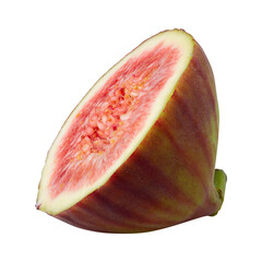 Fresh figs fruit isolated on a transparent background