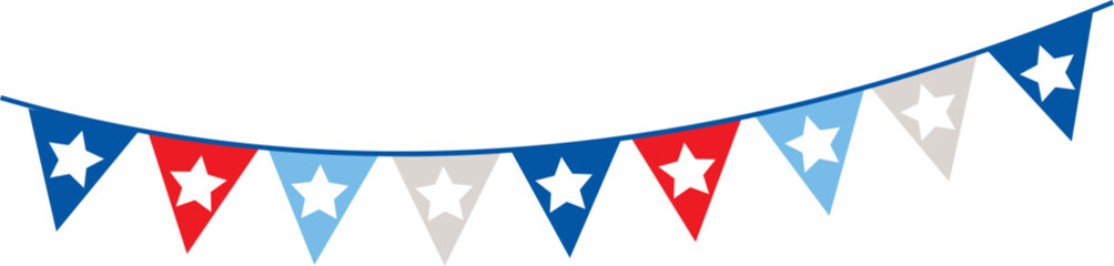 4th of July, independence day, bunting.pennant