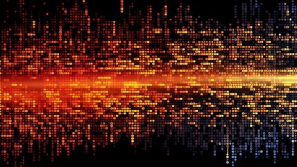 Abstract backdrop of source code for programming. GENERATE AI