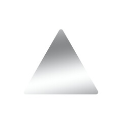 Wall Mural - silver banner triangle light line frame neon