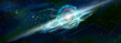 3D illustration view on Supernova extremely power explosion massive star