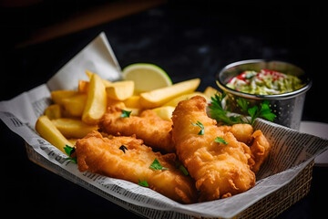 fish and chips	
