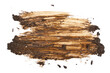 © dule964 - Wet mud, stains texture isolated on white background, top view and clipping path