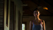 © wetzkaz - problems or bad mood, everyday life, young adult asian woman in simple living conditions in the countryside rural, real life, house indoor, fictional place, unhappy and satisfied