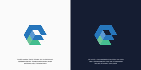 cube tech logo design inspiration,