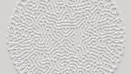 Wall Mural - reaction diffusion organic growing pattern. cell division science background.