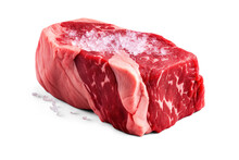 Raw Beef Meat. Ai . Cutout On Transparent