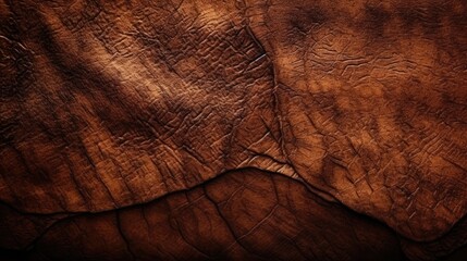 Wall Mural - brown leather texture background