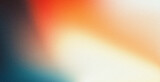 Orange white blue teal blurred vibrant gradient background, grainy texture effect, poster banner landing page backdrop design