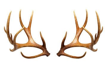 Wall Mural - antlers isolated on transparent background - generative ai