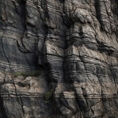 Poster - stone cliff rock texture texture of the rock