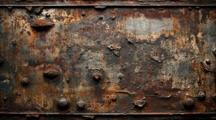 Poster - rusty metal background