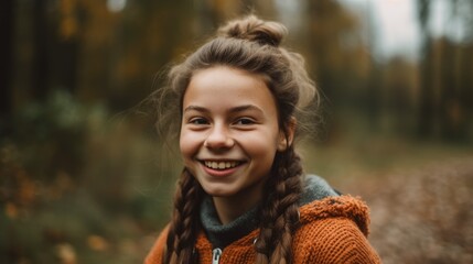 Wall Mural - portrait of a girl