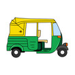 © Rakhi - Auto Rickshaw Illustration