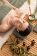 © Atlas - Concept of spa, relax and self care with beautiful young woman