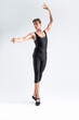 © danmorgan12 - Caucasian Male Ballet Dancer Flexible Athletic Man Posing in Black Tights in Ballanced Dance Pose With Hands Lifted