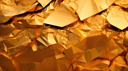 Gold texture background. AI Generated