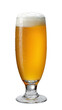 Full glass of hazy New England IPA (NEIPA) pale ale beer isolated PNG transparent background image