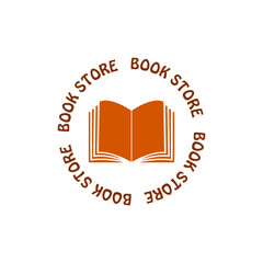 Poster -  Book store icon isolated on transparent background