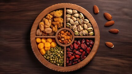 Wall Mural - Dry Fruit Gift Tray