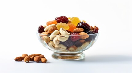 Wall Mural - mix dry fruits in a bowl