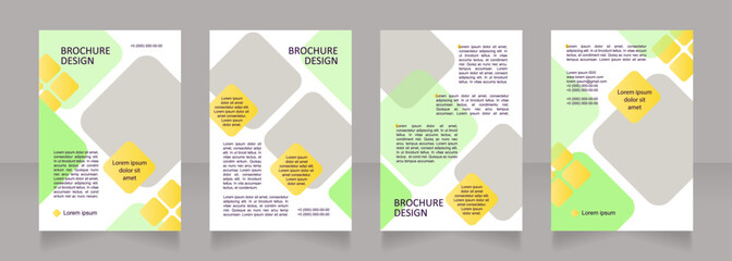 Money deposits in bank perks blank brochure layout design. Vertical poster template set with empty copy space for text. Premade corporate reports collection. Editable flyer paper pages