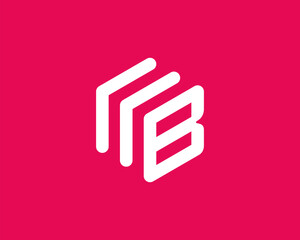 Wall Mural - letter b logo icon design template elements